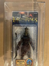 ToyBiz Lord Of The Rings Mordor Orc Lieutenant With Acrylic Display Case