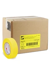 3M 06654 Automotive Refinish Yellow Masking Tape Rolls 1.5 in. (Case/24 Rolls)
