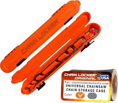 Original Chainsaw Chain Storage - Universal Portable Saw Original, Orange 