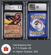 Swirled CGC 7.5 Pokémon Charizard G Lv.X 143/147 Supreme Victors Holo PSA on eBay