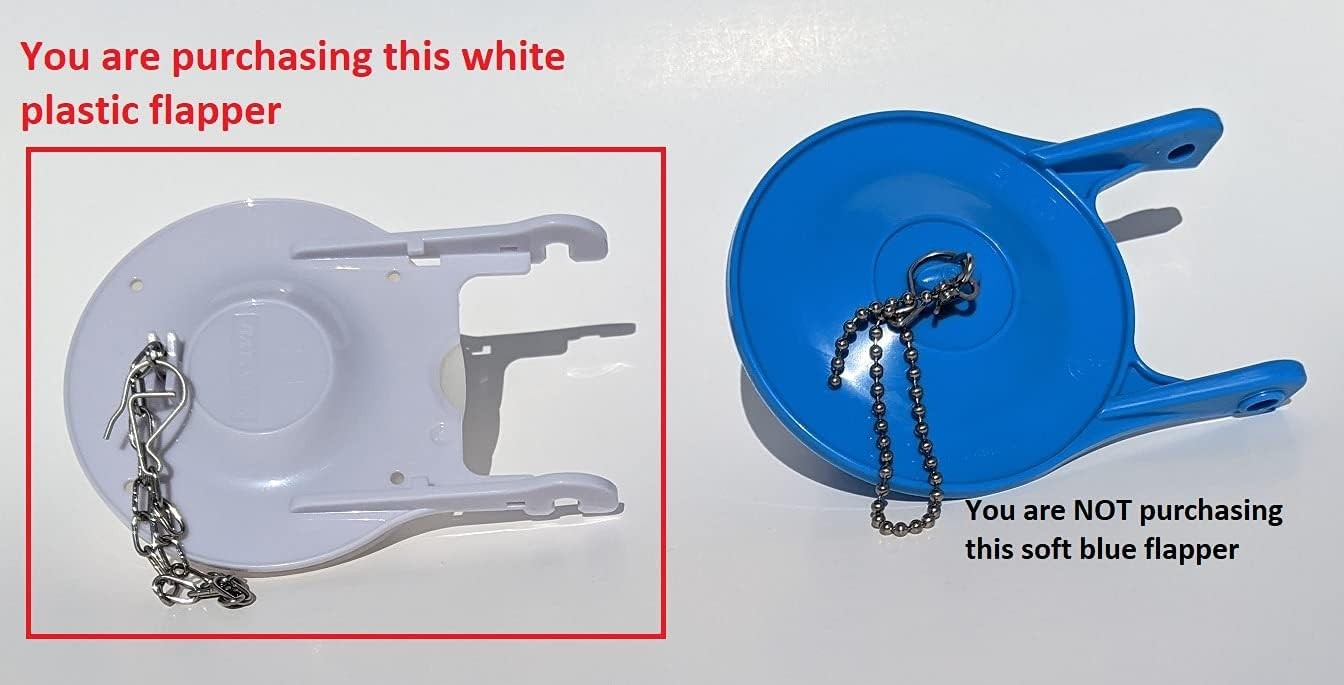 Lowe's AquaSource UPDATED Hard Plastic OEM/Original Flapper for 1.28gpf... 