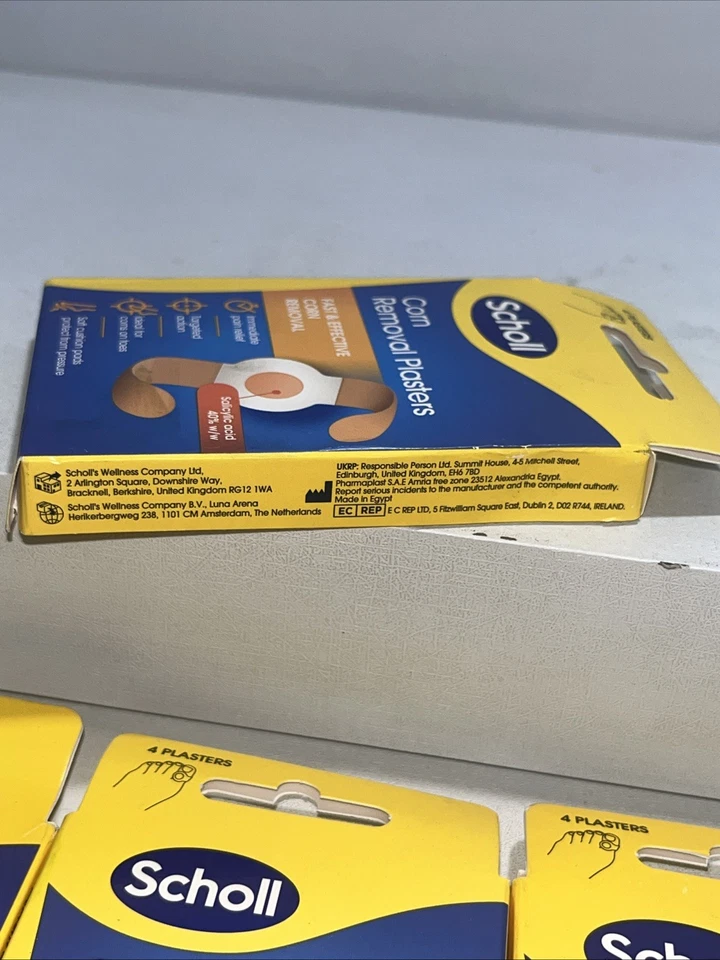 5 Packs Scholl Corn Removal Plasters For Feet, 4 Each Box - Image 4 of 4