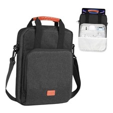 Tablet Sleeve Bag with Shoulder Strap, Double Handle Case 12.9-13 Inch Black