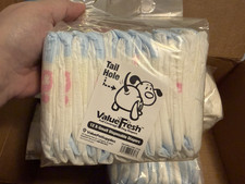 66ct Value Fresh Disposable Dog Diapers With Tail Hole XS 4 Unopened Packs