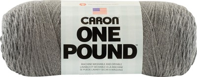 Caron Ein Pfund Garn - Mittelgrau Mix 294010-10617