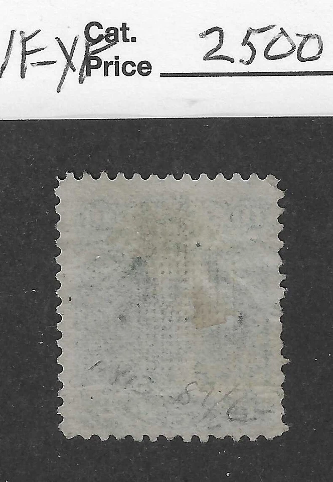 US Scott # 89, ten cents green, Washington,E grill, 1868, M-NG, VF+,scv. $2500 - Image 2 of 2