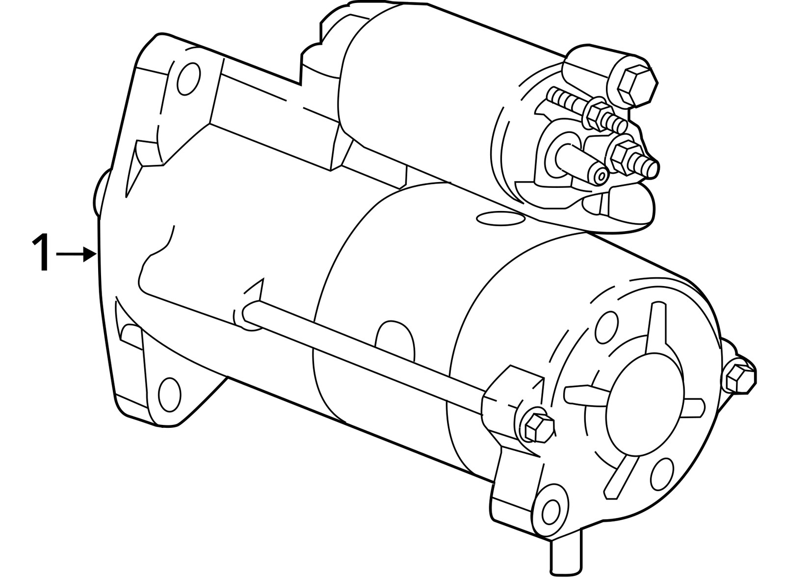 2008-2017 Chevrolet Equinox Car Starter Motor Solenoid Oem C9KRT