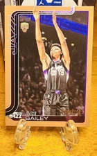 Ace Bailey 2025-26 Topps Flagship RC Rookie #205 Gold /2025 Jazz