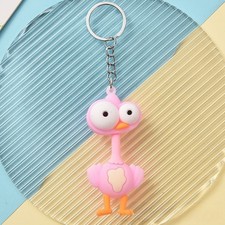 Kids Creative Animal Keyring Keychain Ostrich Pendant Car Hanging Key Chain6