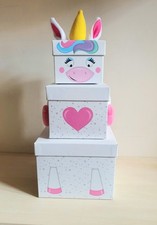 DETAILED DECORATIVE STORAGE BOXES - NEVER USED