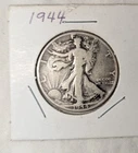 1944 Liberty Walking Half Dollar Silver 50C Coin Circulated Uncertified