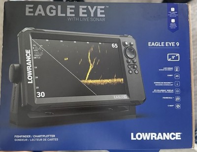 Lowrance Eagle Eye  9 Live Fishfinder Combo w/Transducer & C-MAP  Inland Charts