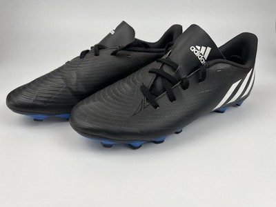 Adidas PREDATOR EDGE.4 -  Schwarze Fussballschuhe für Rasen/Kunstrasen-Size 43,5