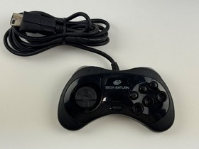 Sega Saturn Black Console Bundle MK-80000A w/ 2 OEM Controllers