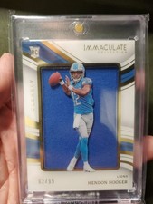 2023 Panini Immaculate  - Clearly Immaculate Rookie Jerseys Hendon Hooker /99