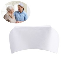 Women Nurse Hat Costume Accessories White Polyester Headband Breathable