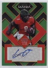 2022 Wild Card Mania Square Green Rainbow Chigoziem Okonkwo Rookie Auto RC nd3. rookie card picture
