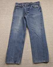 Vintage Levis 501 XX Jeans Mens 38x31 Blue Medium Wash Button Fly Denim USA 90s