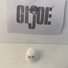 VINTAGE 1960's GI JOE WHITE MILITARY POLICE MP ORIGINAL HELMET