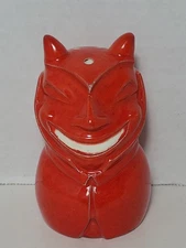 Vintage Red Devil Salt/Pepper Shaker Halloween Collectible Kurtz