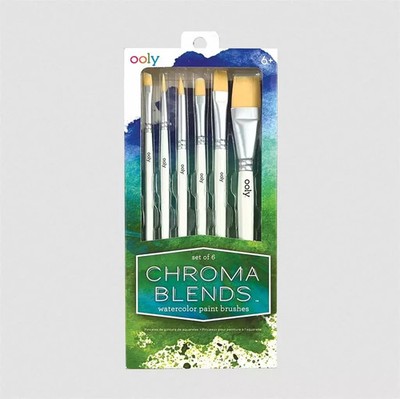 810078031437 Pędzelki do akwareli Chroma Blends Ooly
