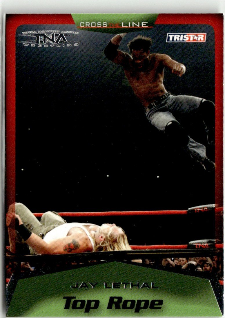 Jay Lethal RC: 2008 TriStar TNA Cross the Line Rookie Card #52