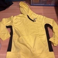 Nike Therma-FIT Men s Neon Pullover Hoodie Black Outline Size M NWT
