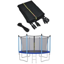 14FT Trampoline Replacement Safety Enclosure Net Weather-Resistant