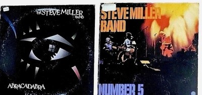 Steve Miller Band 2 LPs: Abracadabra & Number 5 XLNT Vinyl *Ships Free