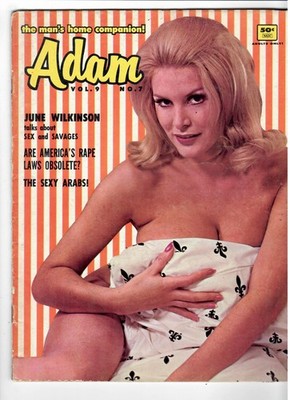 ADAM Men's Magazine July 1965 June Wilkinson, Marya Dmitriov, Jackie De Witt, ++