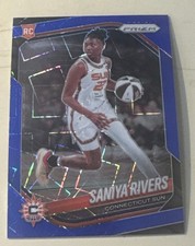2025 Prizm WNBA Blue Velocity #131 Saniya Rivers Rookie RC Connecticut Sun