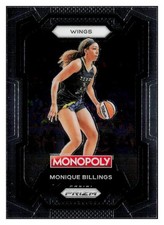 Monique Billings 2024 Panini Prizm Monopoly WNBA #19 Dallas Wings *324