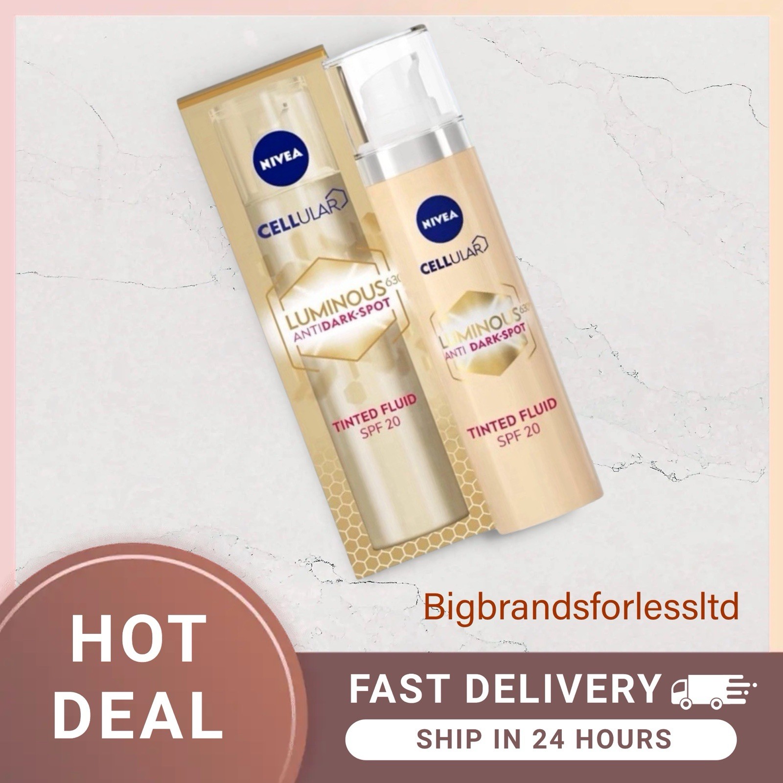 NIVEA Cellular Luminous 630 Anti-Dark Spot Tinted Fluid SPF 20 RRP £30
