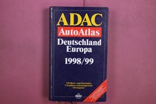 363213 ADAC AUTOATLAS ADAC Verlag GmbH Deutschland Europa 1998/99 HC