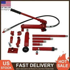 4 Ton Porta Power Kit 8,000 lbs Capacity Portable Hydraulic Jack Hydraulic Ram