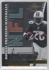 2007 Playoff Absolute Memorabilia Die-Cut NFL Signatures Lorenzo Booker Auto 0q3