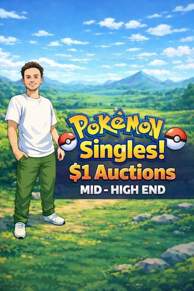 BIG POKEMON SINGLES $1 STARTS! PLENTY OF CARDS GET IN HERE.