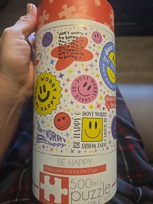 500 Piece Be Happy Puzzle for Adults | Teens/ Kids.