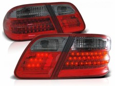 F&uuml;r Mercedes W210 LED R&uuml;ckleuchten in rot matt 1995-03.2002