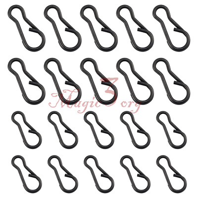 40X Carp Fishing Clips Easy Link Swivel Quick Change Rig Medium Line Connector