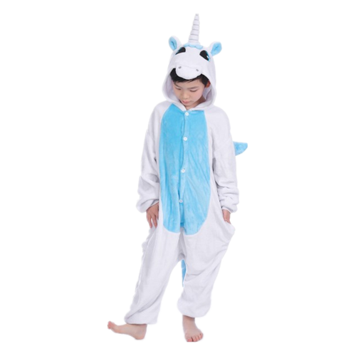 One-Piece Kid's Animal Pajamas Bathrobe Halloween Cosplay Costume Sleepwear - Picture 13 of 38