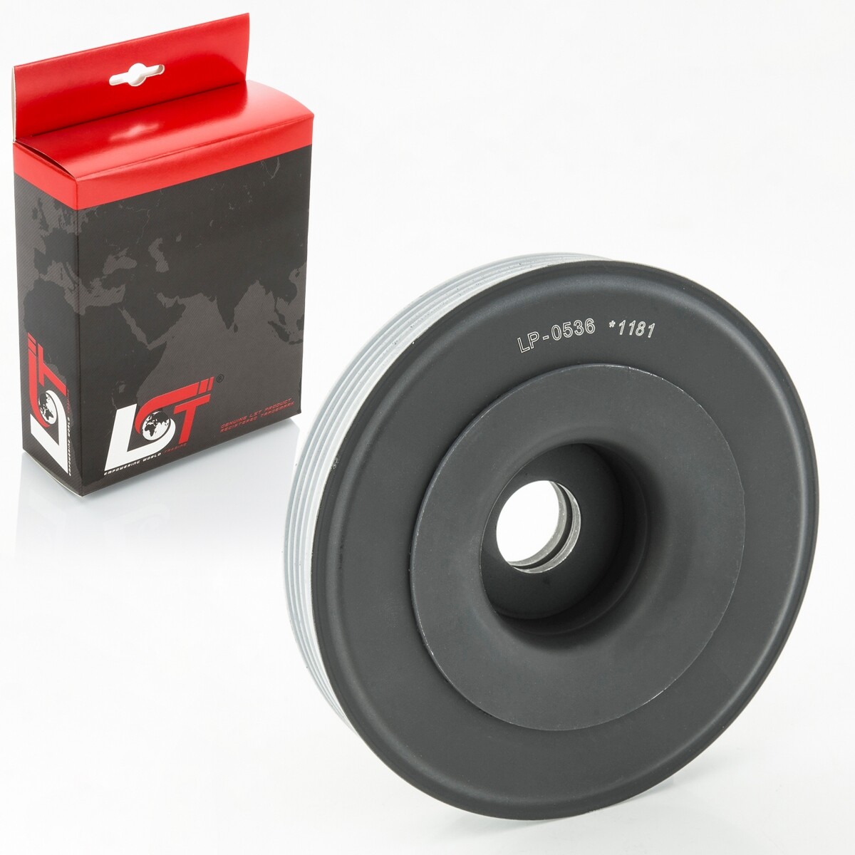 Pulley Crankshaft V-belt Vibration Damper for DACIA LOGAN L90 1.5