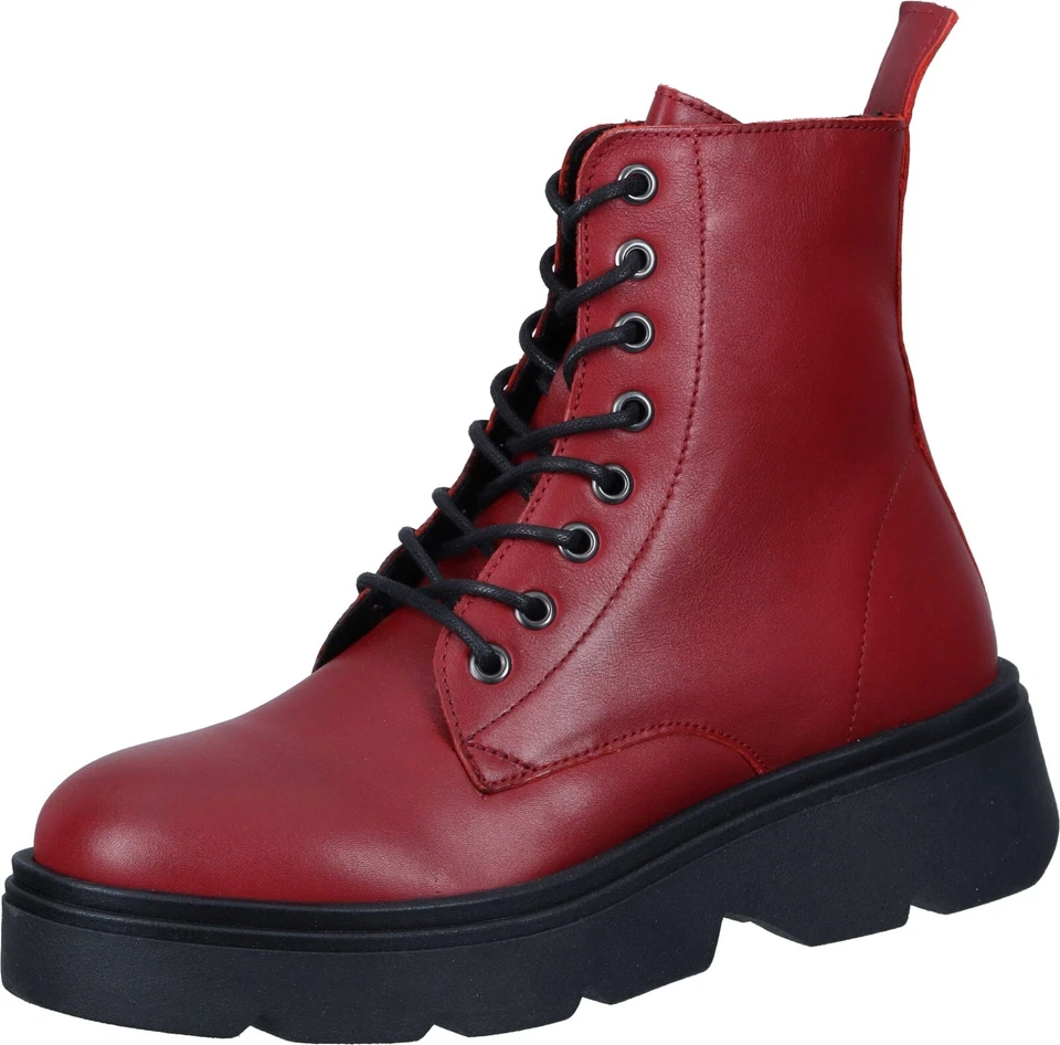 Piazza Stiefel Damen Leder Stiefeletten 960317-04 rot Gr. 36-42