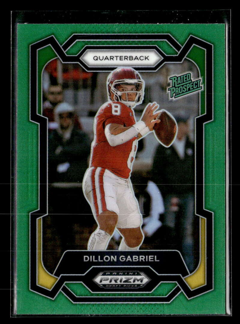 2024 Panini Prizm Draft Picks Dillon Gabriel Green #197 Oregon Ducks UX406