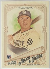 2018 Topps Allen & Ginter - CHRISTIAN VILLANUEVA - RC #315 - San Diego Padres