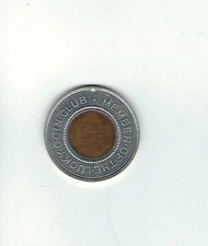 Encased Penny/Cent 1928 Member of the Lucky Coin Club