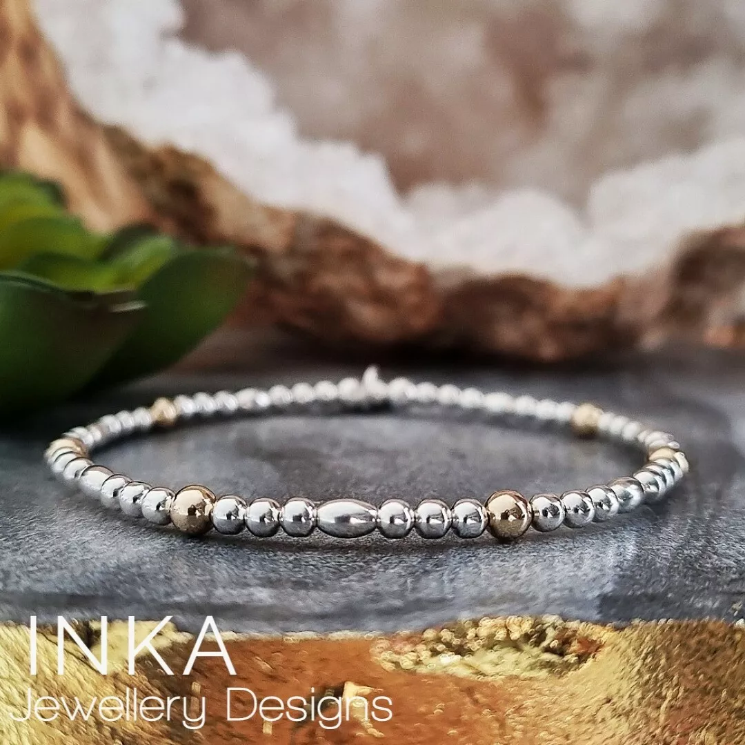 Sterling silver beads for bracelets sale
