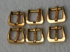 Set of 6 Original Vintage Movado Plaque Buckles