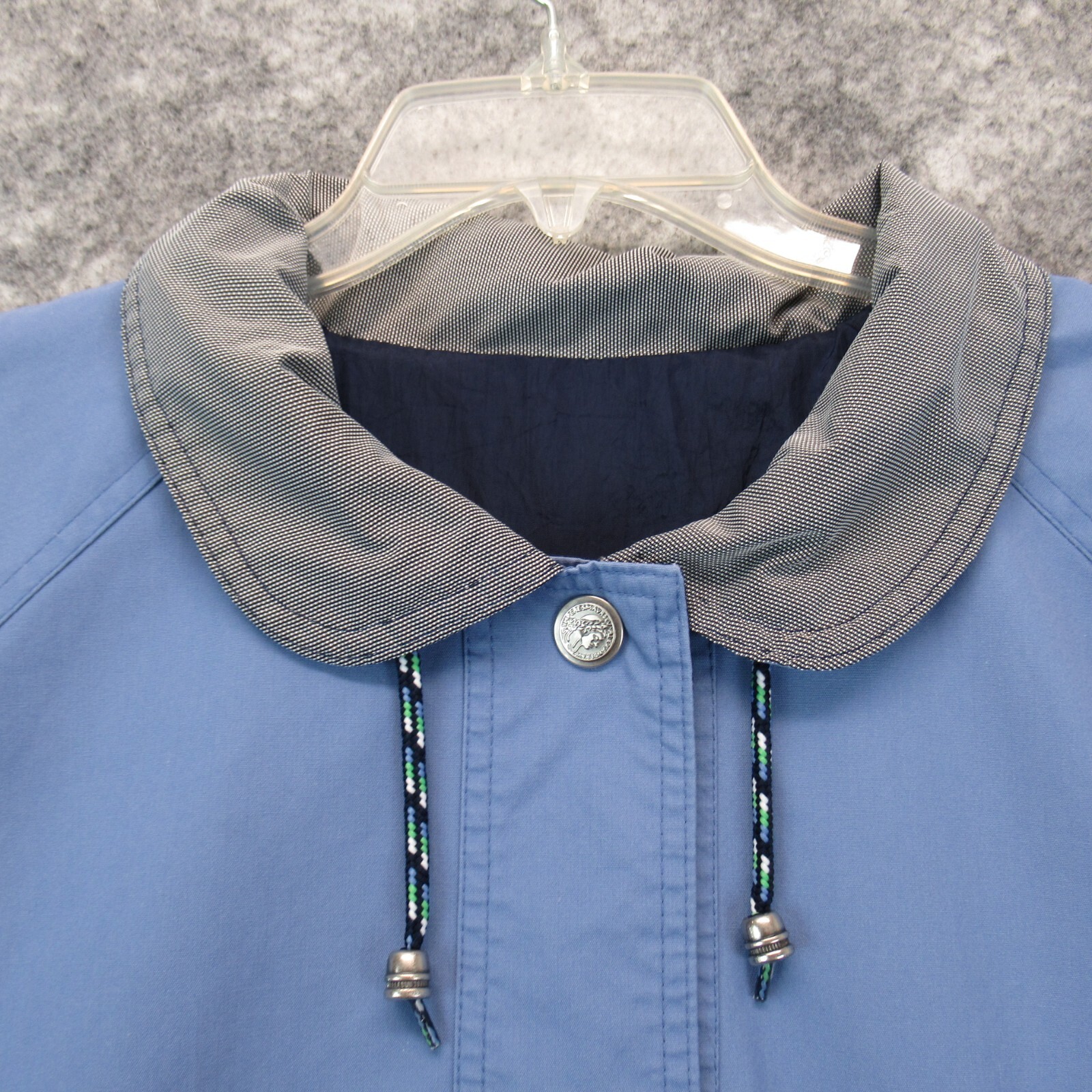 CS Essentials Jacket Womens Large Blue Rains Jack… - image 3