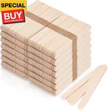 1200 Pieces Large Wooden Wax Sticks, 6-Inch Wood Waxing Sticks Wax Spatulas Appl